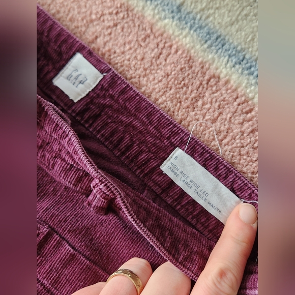 Purple Corduroy Pants - Picture 2 of 3